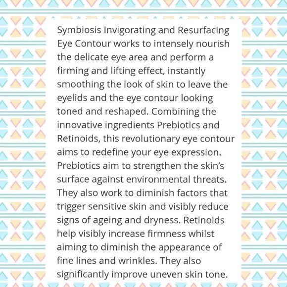 Symbiosis London Invigorating & Resurfacing Eye Cream - Picture 3 of 5